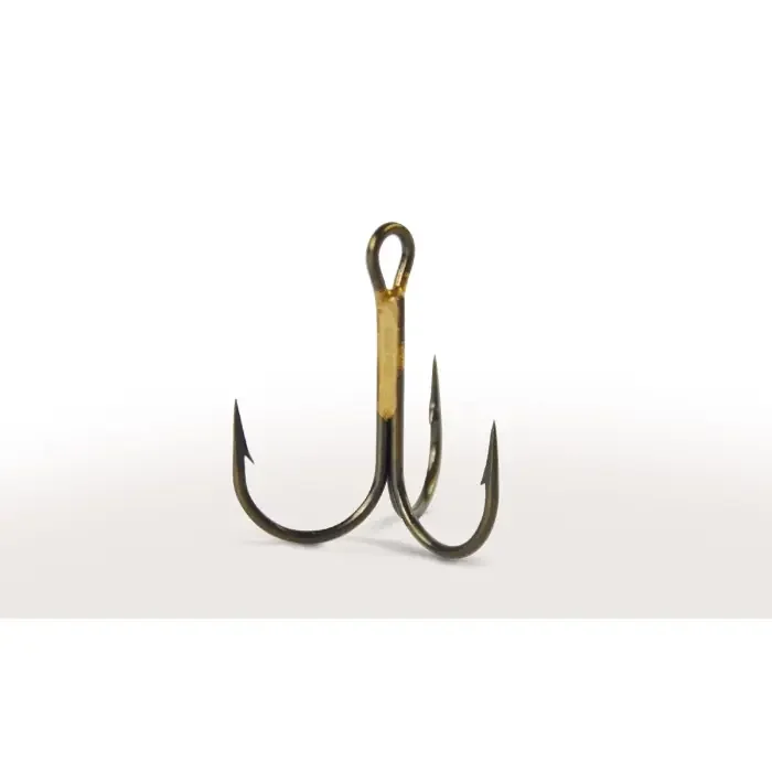 05 Haken VMC 9649 Dreifach rund Bronze