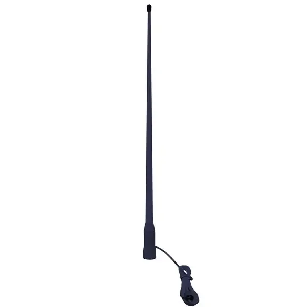 1852 UKW Motorbootantenne schwarz L=105cm Kabel L=7m