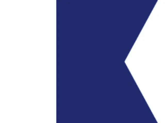 Ab Werk Talamex Buchstabenwimpel Abm. 30 x 36 cm Signalflagge A