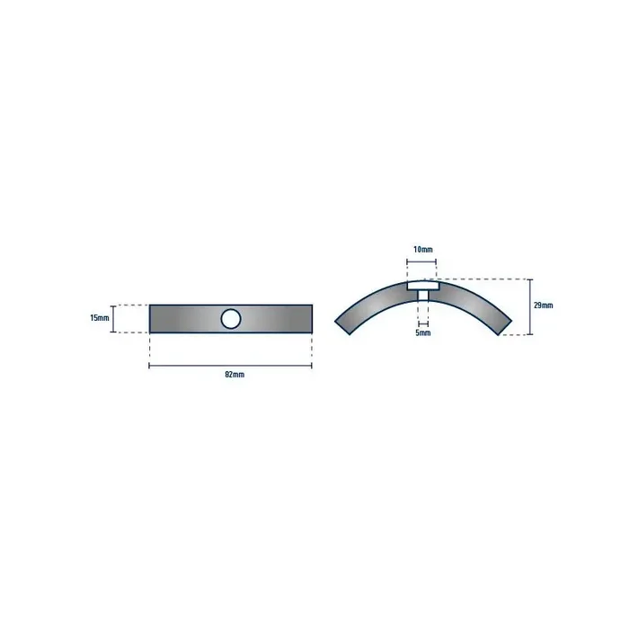 Ringform Anoden-Set, Ringform, für Propeller, 130/150S VOLVO – Ship Tools Set
