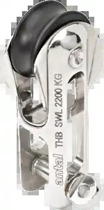 Antal Niro ‘Nitronic 50‘ Twin Halyard Blöcke, Leine Ø10-12mm, Arbeitslast 2200kg
