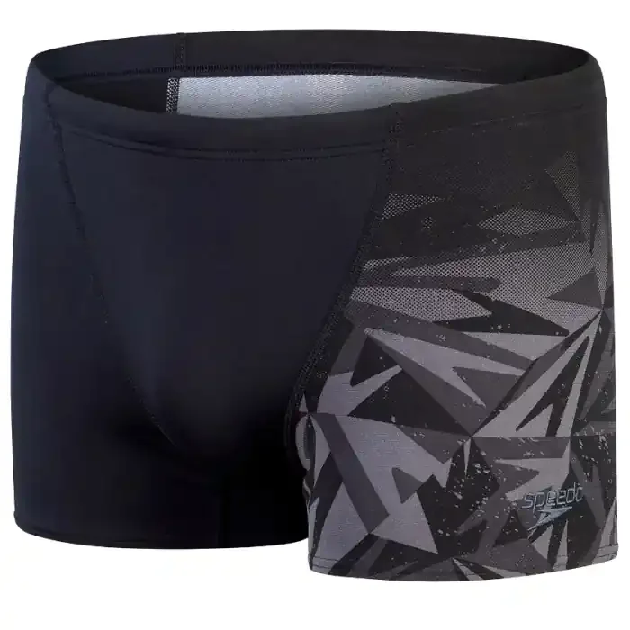 Badeshort Hyper Boom Panel Speedo Black/Oxid Grey – Größe 40