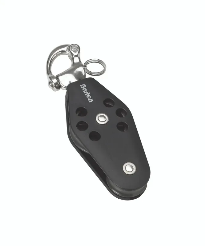 Barton Size 2 Gleitlagerblock einfach Violine mit Schnappschäkel Kostenfreie Lieferung