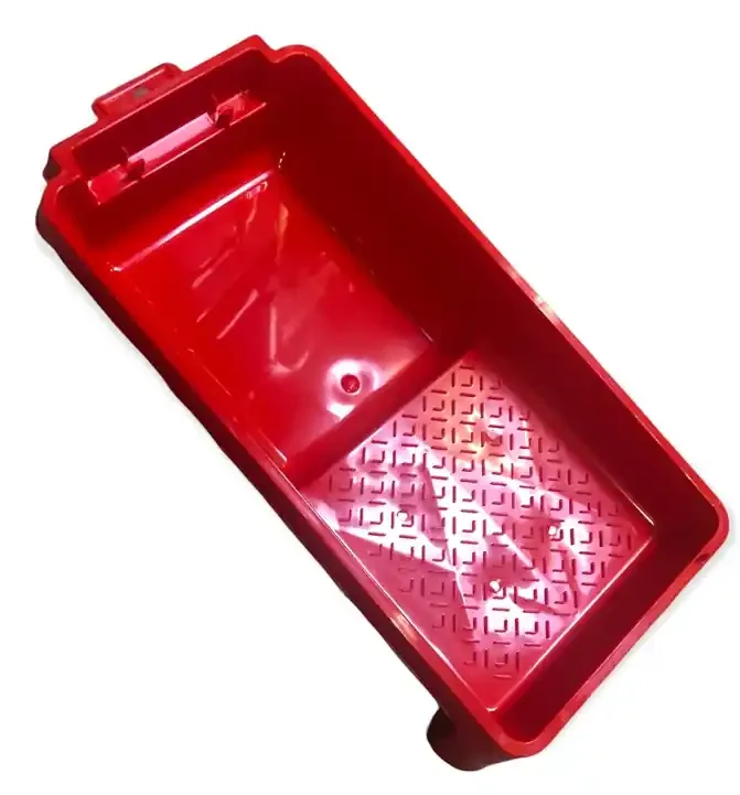 Farbwanne für 4″ Rollen, rot 15 x30