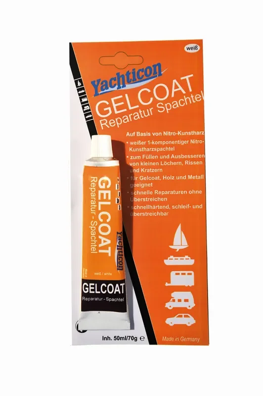 Gelcoat Reparatur Spachtel weiß 70 g