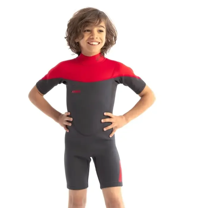 Neopren shorty kinder Jobe Boston 2mm Back Zip Rot