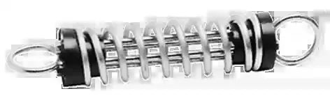 Niro Ruckdämpfer ‘Heavy Duty‘ Kunststoff-Endkappen Ø11mm, L=470mm (Boot Max. 14-15m/13000kg)