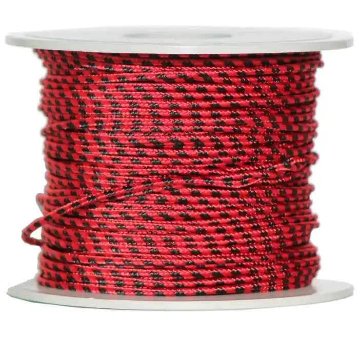 Sigalsub Dyneema-Spule ummantelte Dyneema-Spule Ø 2 mm Rot und Schwarz 50 m