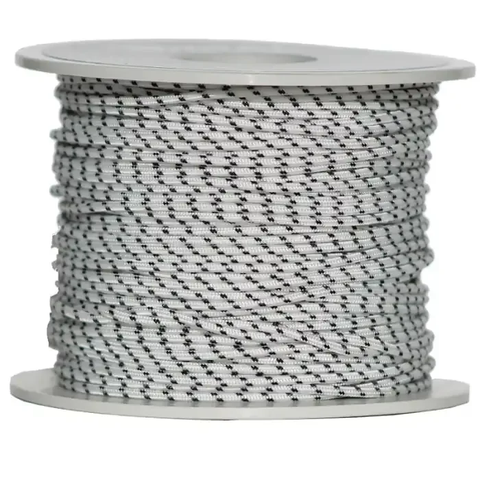 Sigalsub Ø 2 mm Dyneema-Spule ummantelte Dyneema-Spule Weiß und Schwarz 5 m