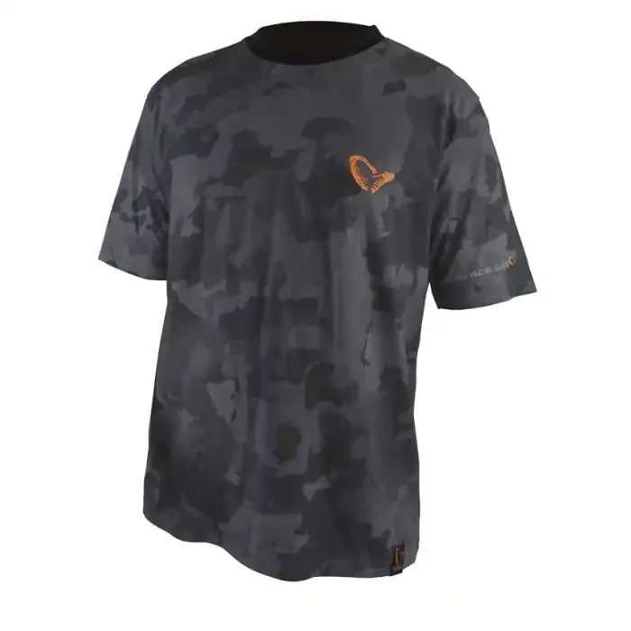 T-Shirt Savage Gear Schwarzer Wilder