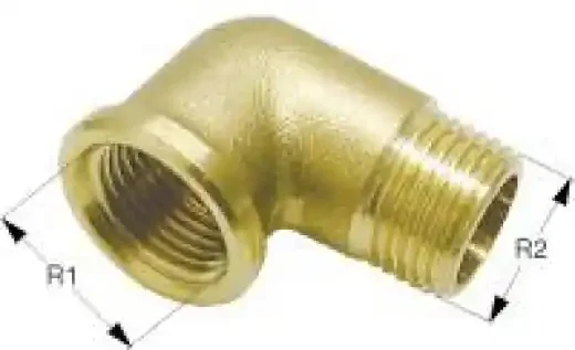 Winkelverbinder Ms58 Innen/Außengewinde 1/4″