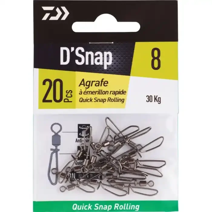 Wirbel mit karabiner Daiwa Quick